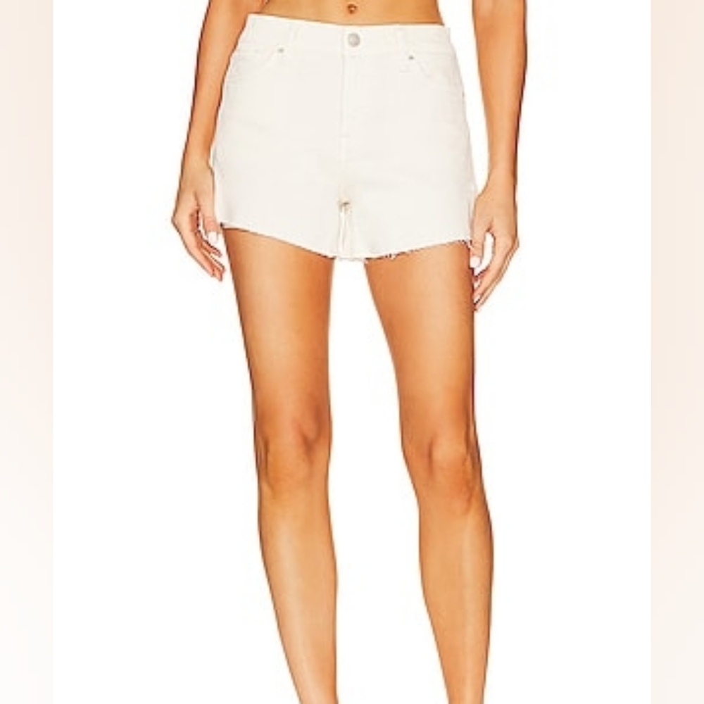 NWT HUDSON | $128 Gemma Mid-Rise Raw Hem Shorts - Picture 2 of 8
